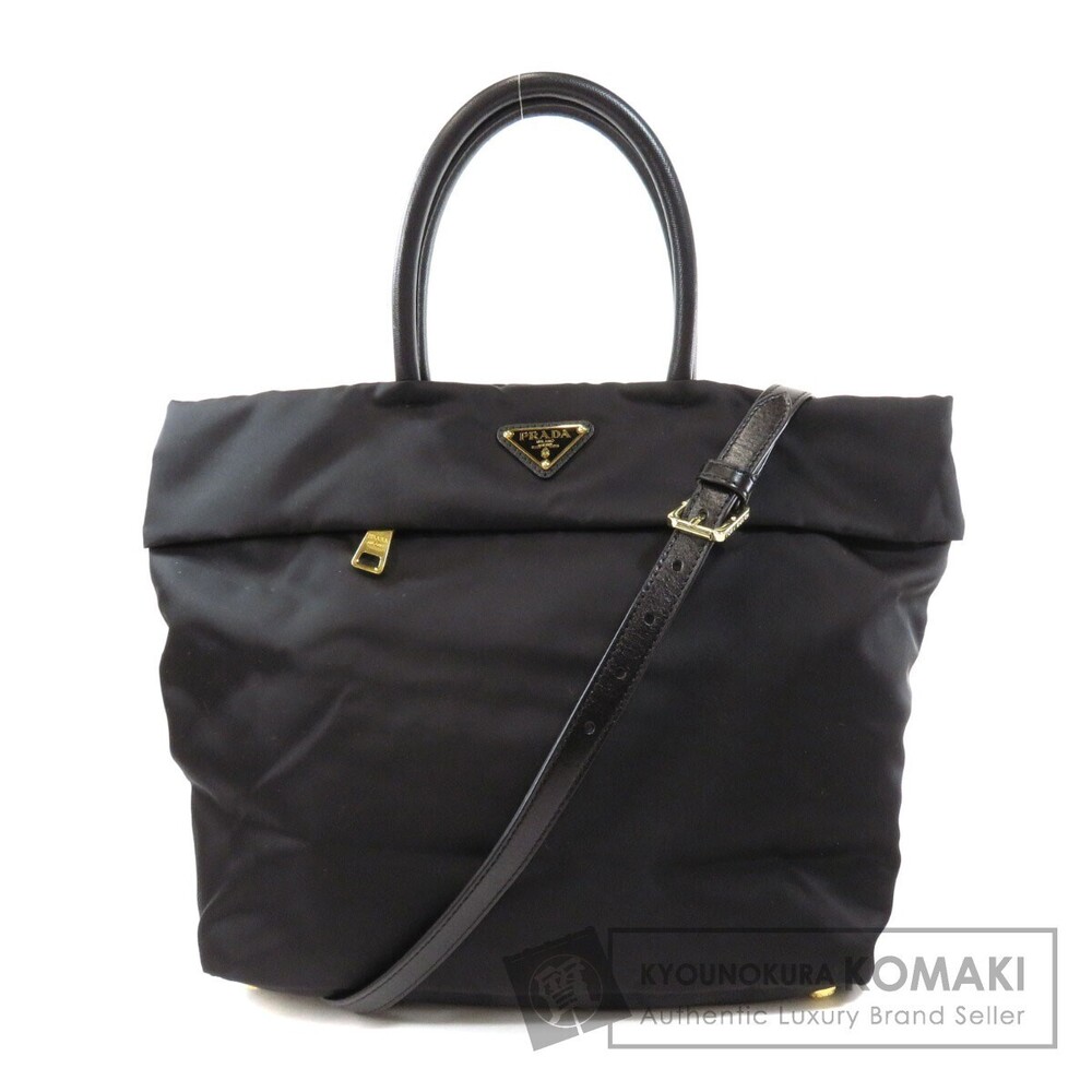 Prada Tessuto tote Shoulder bag Black
